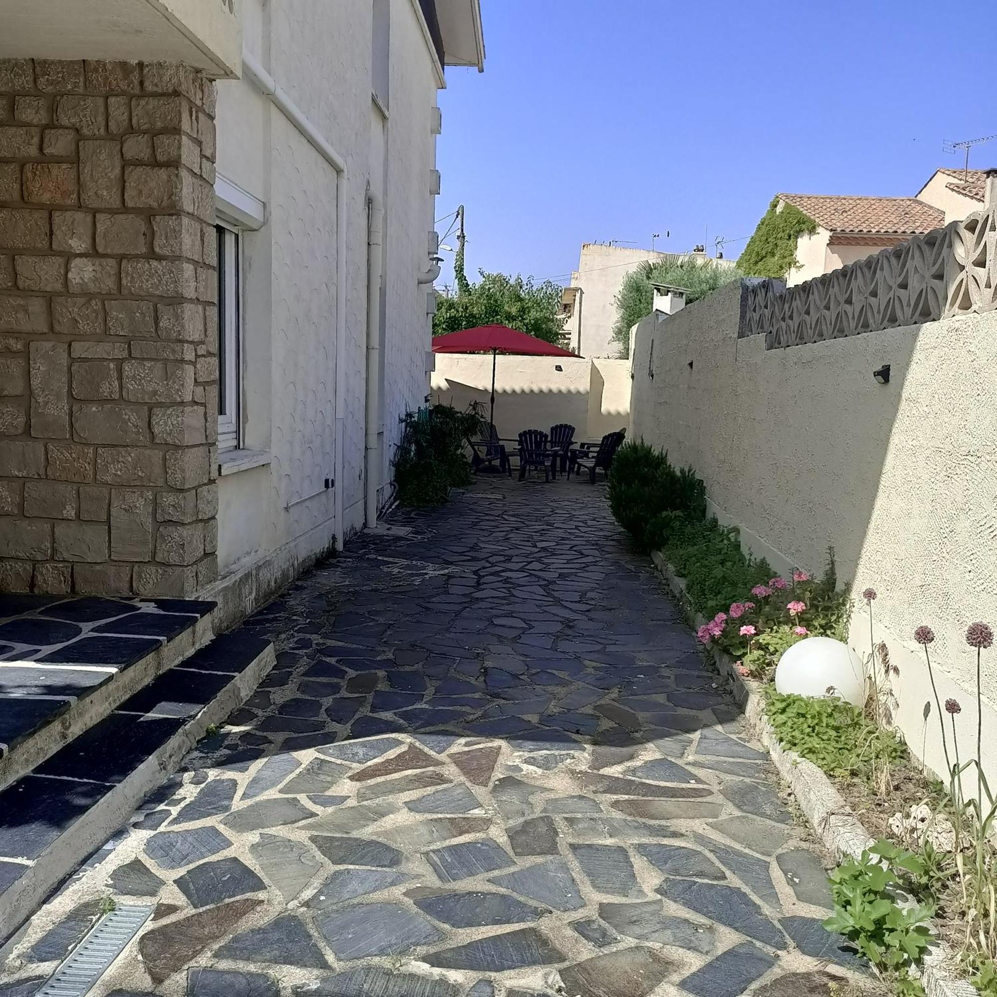 Location Bord De Mer, Villa De Vacances 6-8 Personnes - Jardin Valras-Plage Dış mekan fotoğraf