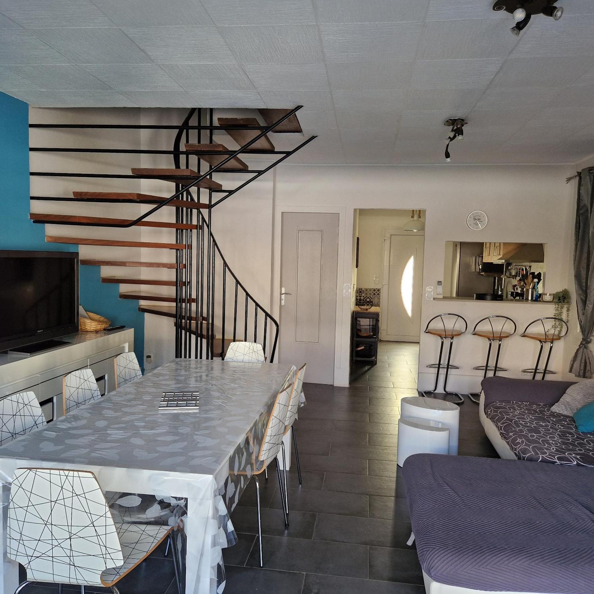 Location Bord De Mer, Villa De Vacances 6-8 Personnes - Jardin Valras-Plage Dış mekan fotoğraf